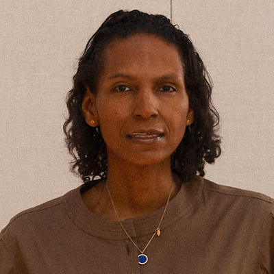 Photo of woman in brown dress